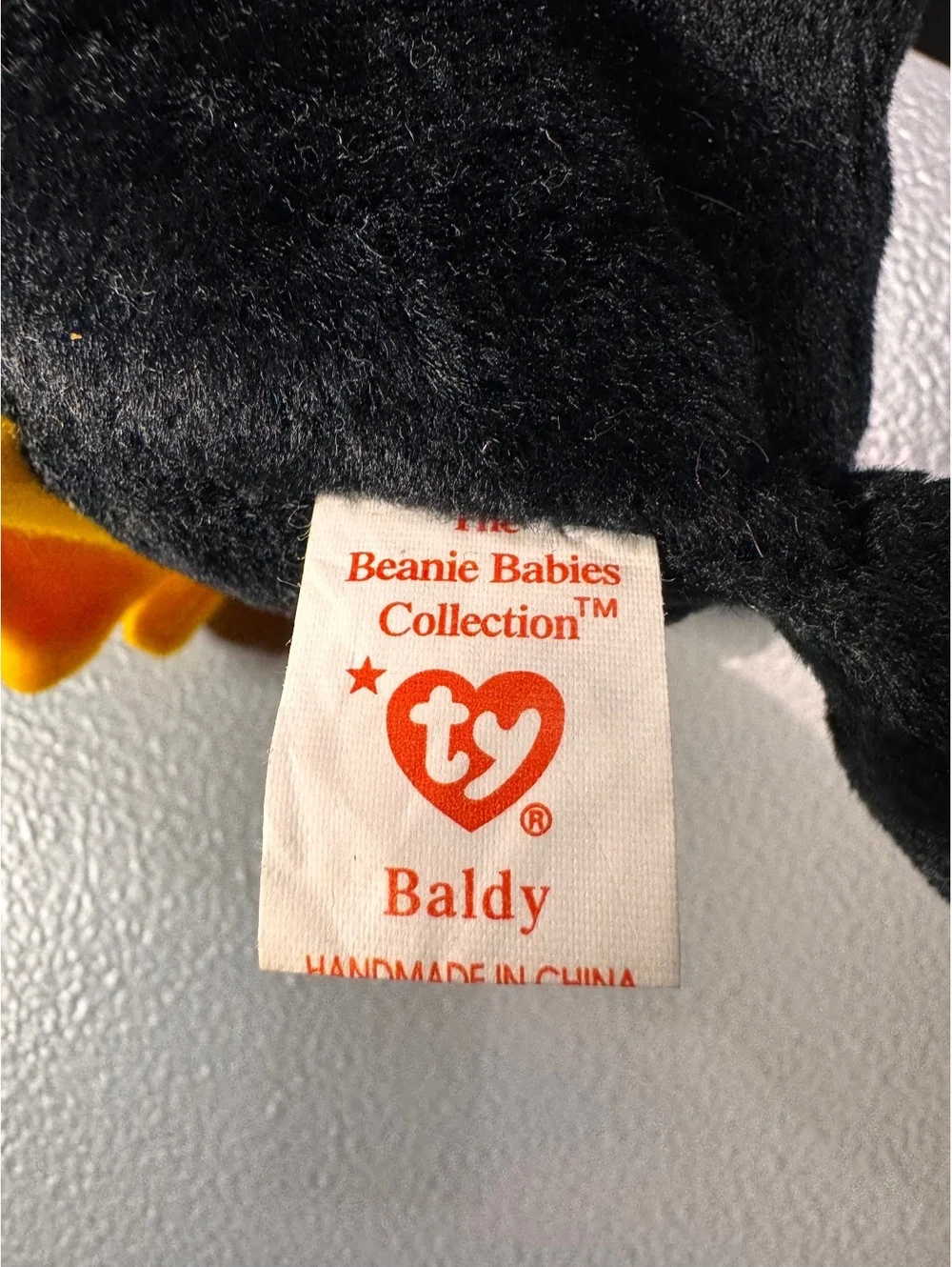 TY Beanie Baby Baldy